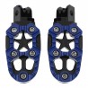 Universal motorcycle metal footrests with spring 8mm 2 pcsFoot rests