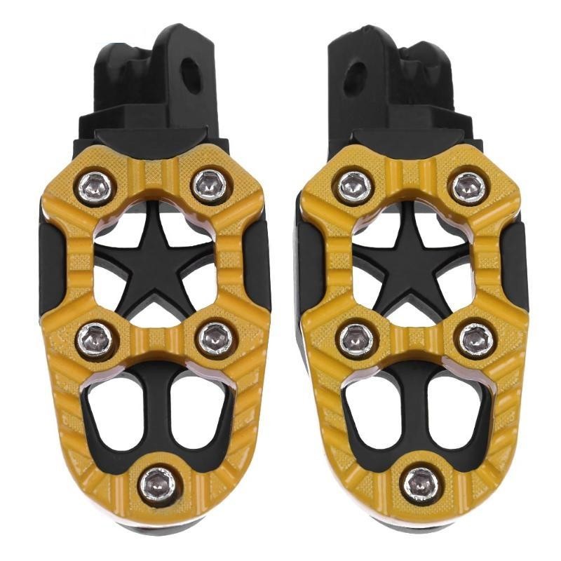Universal motorcycle metal footrests with spring 8mm 2 pcsFoot rests