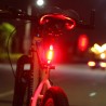 USB rechargeable bicycle safety warning rear lightLights