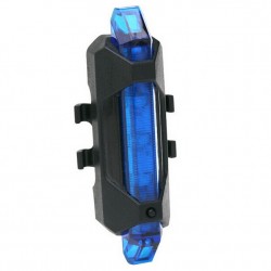 USB rechargeable bicycle safety warning rear lightLights