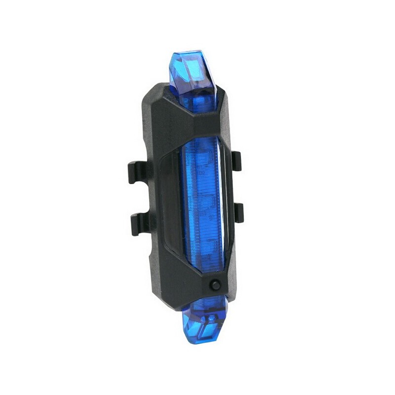 USB rechargeable bicycle safety warning rear lightLights
