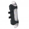 USB rechargeable bicycle safety warning rear lightLights
