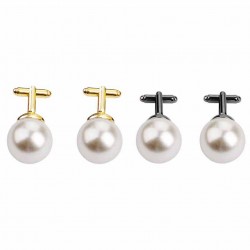 Pearl cufflinks unisexCufflinks