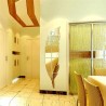 Acrylic feather-shaped mirror wall stickerWall stickers