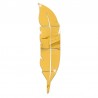 Acrylic feather-shaped mirror wall stickerWall stickers