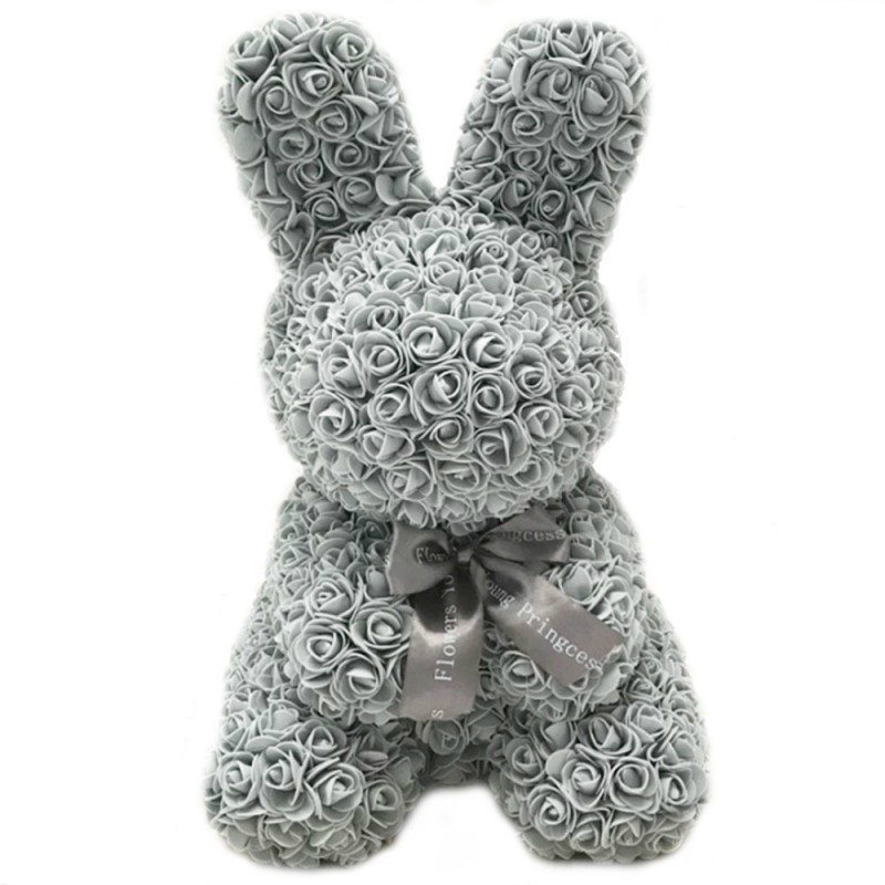 Infinity rose flower easter bunny 40 cmValentine's day
