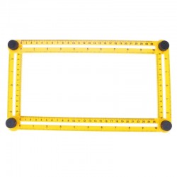Multi-angle measuring foldable rulerHand tools