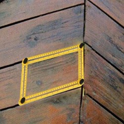 Multi-angle measuring foldable rulerHand tools