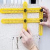 Multi-angle measuring foldable rulerHand tools