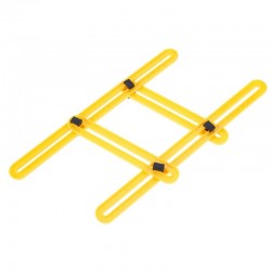 Multi-angle measuring foldable rulerHand tools
