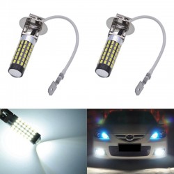 DC 12V H3 LED bulb fog driving car light 2 pcsH3