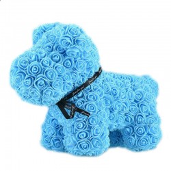 Dog made from infinity roses - 40 cmValentine's day