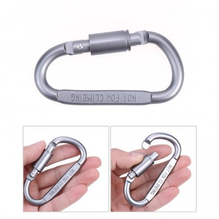 Camping carabiner hook lock clip aluminum alloySurvival tools