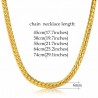 Gold plated snake chain men's necklaceNecklaces