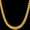 Gold plated snake chain men's necklaceNecklaces