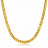 Gold plated snake chain men's necklaceNecklaces