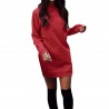 Warm mini dress with long sleeveDresses