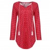 Mini polka dot dress with long sleeveDresses