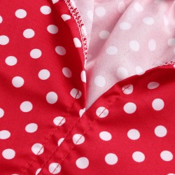 Mini polka dot dress with long sleeveDresses
