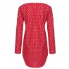 Mini polka dot dress with long sleeveDresses