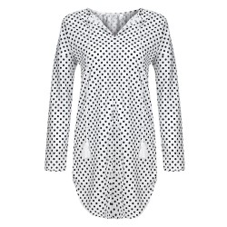 Mini polka dot dress with long sleeveDresses