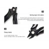 3.5 inch diagonal pliers mini wire cutter stainless steelPliers