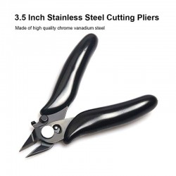 3.5 inch diagonal pliers mini wire cutter stainless steelPliers