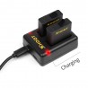 AHDBT-501 battery - three & dual ports USB charger for GoPro 7 /6 / 5 Action CameraBattery & Chargers