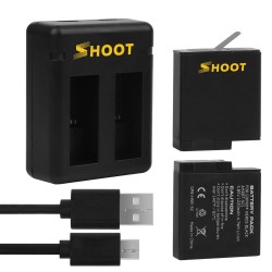 AHDBT-501 battery - three & dual ports USB charger for GoPro 7 /6 / 5 Action CameraBattery & Chargers