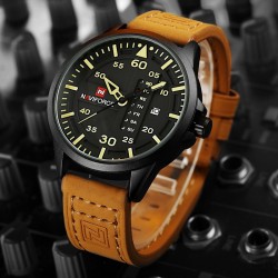NAVIFORCE - leather band - quartz watchWatches
