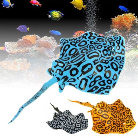 Aquarium decoration - glowing in the dark - silicone mantaAquarium