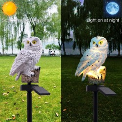 Owl shape - solar powered - outdoor - garden light lampSolar lighting