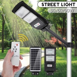 30W - 60W - 90W LED solar street light lamp - PIR motion sensor - remote control - waterproofStreet lighting