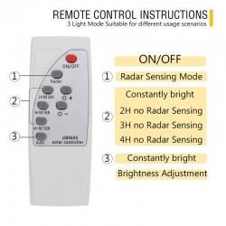 30W - 60W - 90W LED solar street light lamp - PIR motion sensor - remote control - waterproofStreet lighting