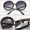 Round crystal sunglasses - UV400Sunglasses