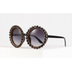 Round crystal sunglasses - UV400Sunglasses