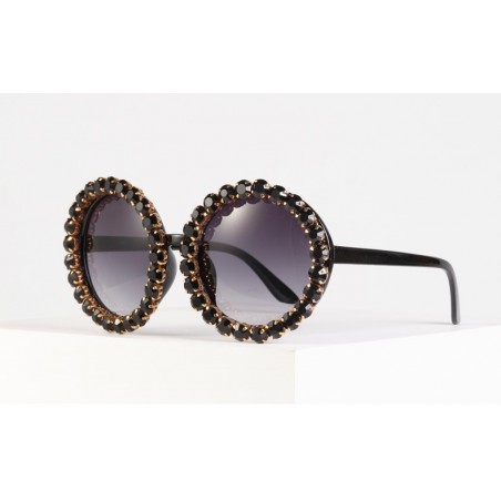 Round crystal sunglasses - UV400Sunglasses