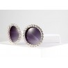Round crystal sunglasses - UV400Sunglasses