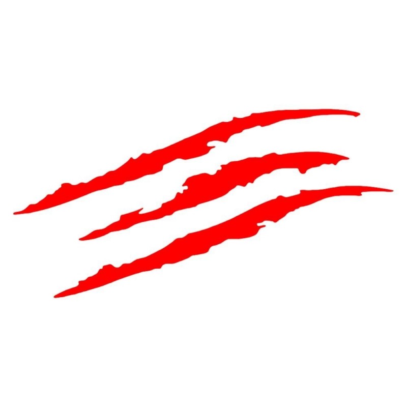 Claw marks - reflective car sticker - 40 * 12cmStickers