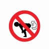No Farting - car sticker - 12 * 12cmStickers