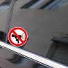 No Farting - car sticker - 12 * 12cmStickers