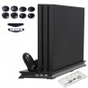 Playstation 4 Pro - vertical stand - cooling fan - charging station - USB HubChargers