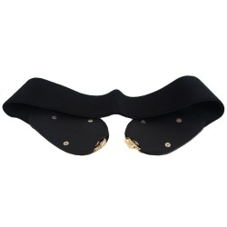 Vintage Chinese knot - elastic leather beltBelts