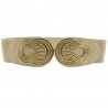 Vintage Chinese knot - elastic leather beltBelts
