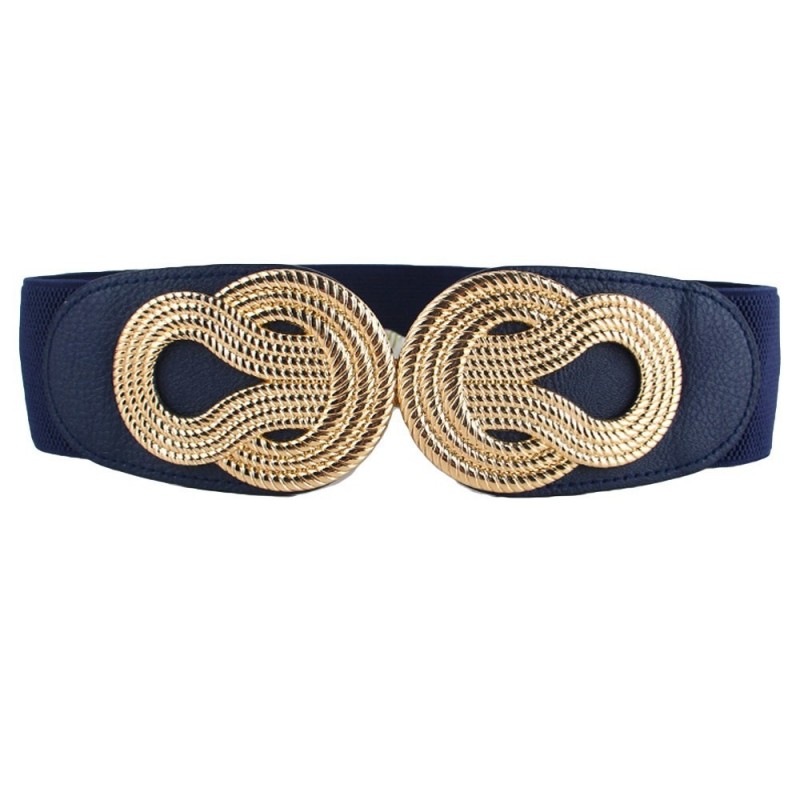 Vintage Chinese knot - elastic leather beltBelts