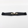 Double gold buckle - elastic leather beltBelts