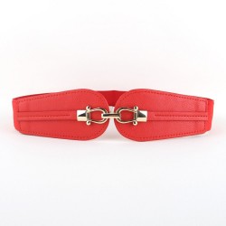 Double gold buckle - elastic leather beltBelts