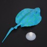 Aquarium decoration - silicone luminous stingray with a suction cupAquarium