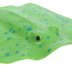 Aquarium decoration - silicone luminous stingray with a suction cupAquarium