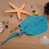 Aquarium decoration - silicone luminous stingray with a suction cupAquarium